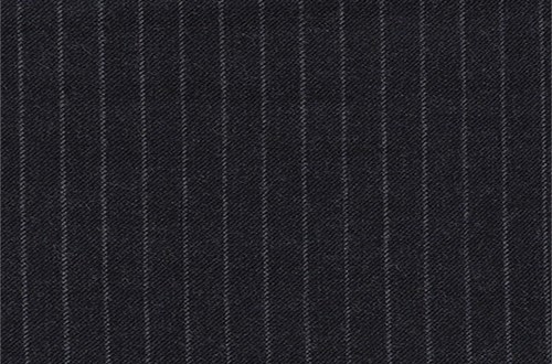 Charcoal Grey with White chalk stripe