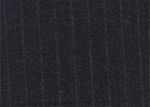 Charcoal Grey with White chalk stripe