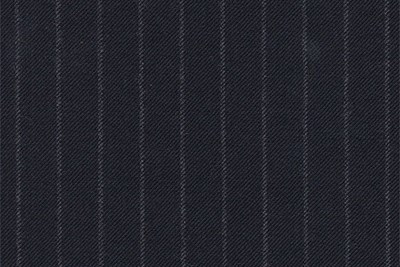 Navy with white chalk stripe