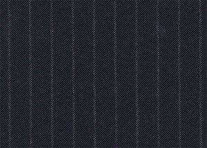 Navy with white chalk stripe