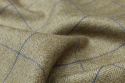 Beige HB with Blue check