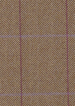 Biscuit HB with Purple & Fuchsia check