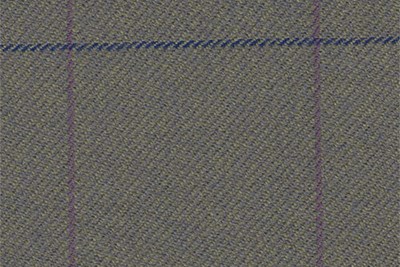 Blue/Green with purple & Navy check