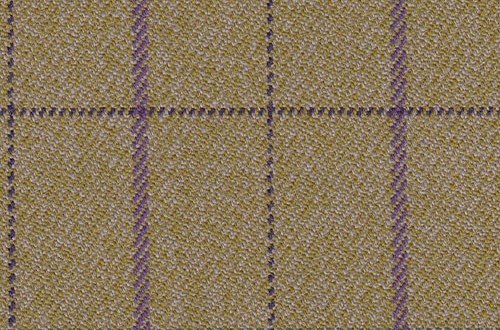 Beige/Green with Purple & Green check