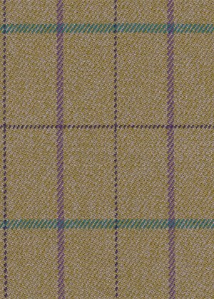 Beige/Green with Purple & Green check