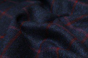 Navy with Red & Purple check