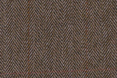 Beige/Brown with Red & Orange check