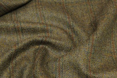 Brown H with Green & burnt orange check