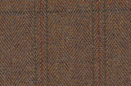 Brown H with Green & burnt orange check