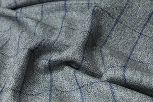 Grey with Navy Check