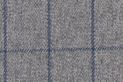 Grey with Navy Check