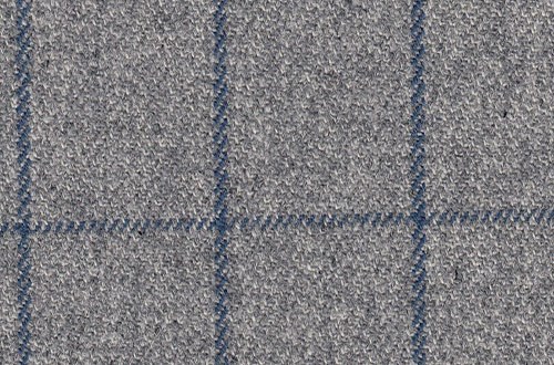 Grey with Navy Check
