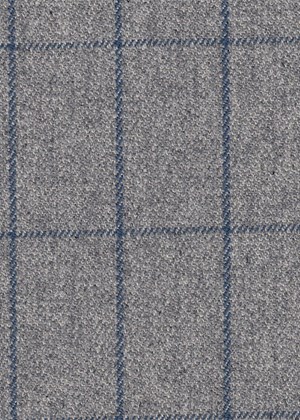 Grey with Navy Check