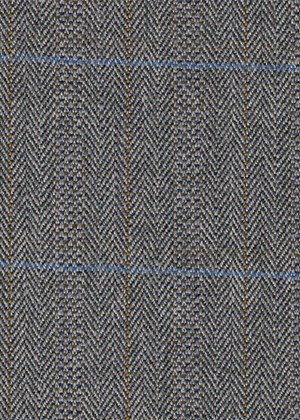 Grey hB with Gold & Blue check