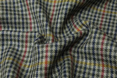 Grey/Green check with Yellow/Red/Navy check