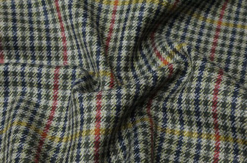 Grey/Green check with Yellow/Red/Navy check