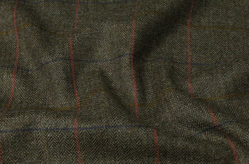 Brown/Green HB with Red/blue/Yellow check