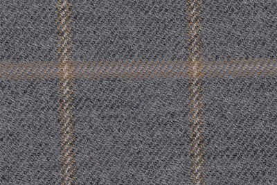 Grey with Gold / beige check
