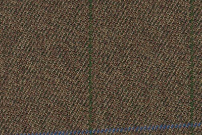 Green/Brown with Green and blue check