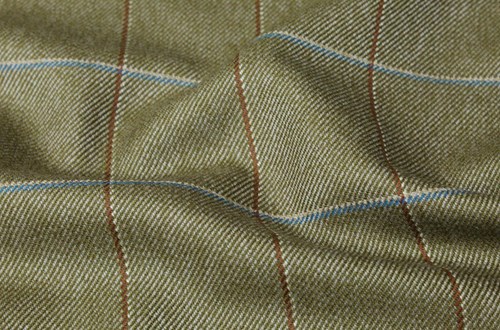 Brown Grey wth Blue & Terracotta check