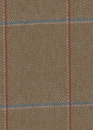 Brown Grey wth Blue & Terracotta check