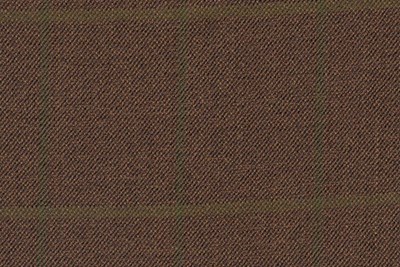 Brown with Green Check