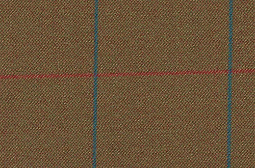 Green with Red & Turquoise Check