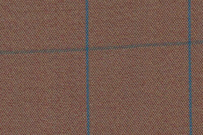 Beige with Blue/Grey & Turquoise Check