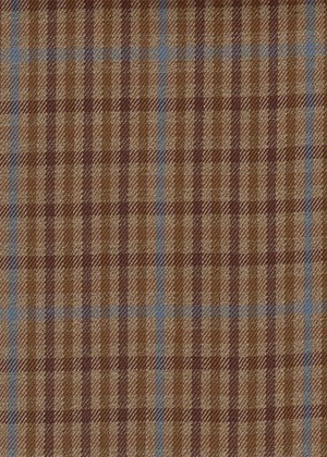 Beige with Brown & Blue Check