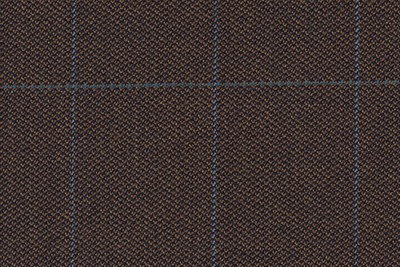 Brown with Light Blue Check