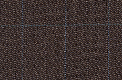 Brown with Light Blue Check