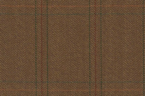 "Tan Herringbone with Gold