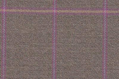 Beige with Purple & Pink Check