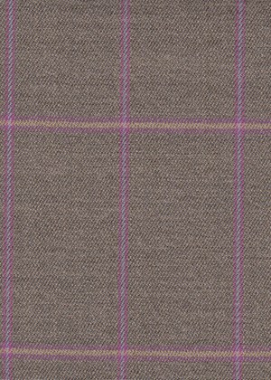 Beige with Purple & Pink Check