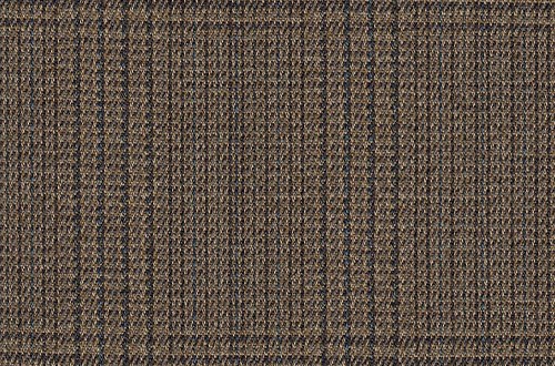 Beige with black & blue check