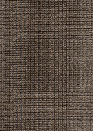 Beige with black & blue check