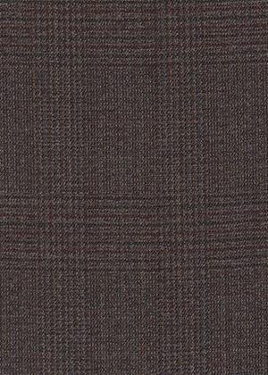 Brown POW with Burgundy & blue overchecks