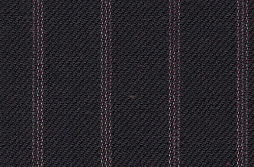 Brown with pink triple pin stripe
