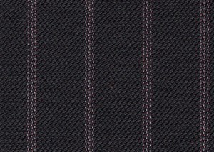 Brown with pink triple pin stripe