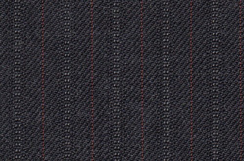 Dark Grey with Ivory & Red stripes