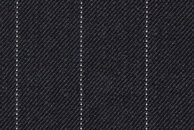 Charcoal Grey with white pin stripe