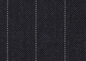 Charcoal Grey with white pin stripe