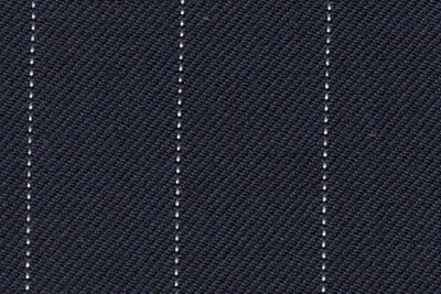 Navy with white pin stripe