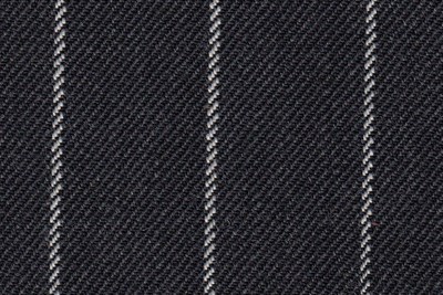 Charcoal Grey with white chalk stripe