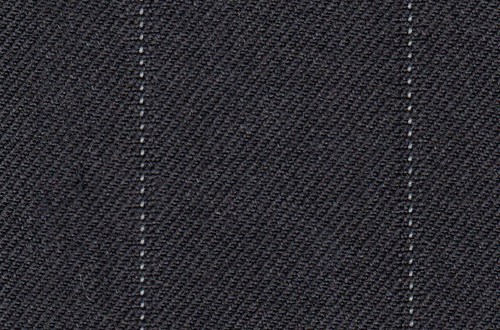 Dark Grey with wide white pin stripe