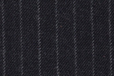 Dark Grey with narrow chalk stripe