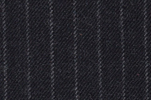 Dark Grey with narrow chalk stripe