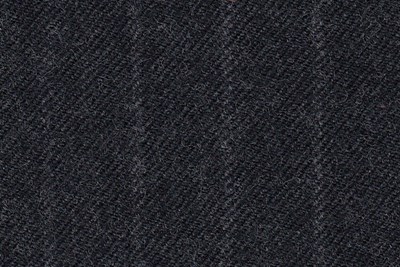 Dark grey with grey chalk stripe