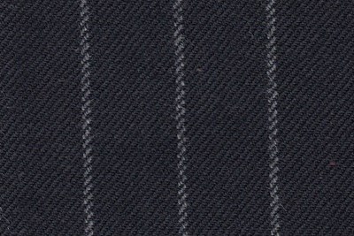 Navy with Ivory chalk stripe
