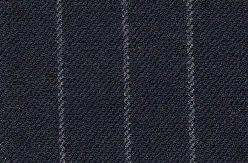 Navy with Ivory chalk stripe